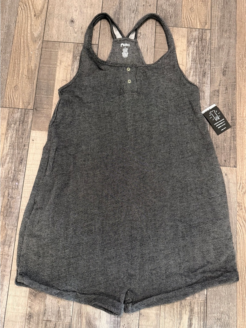 🖤 NWT RAGS Women's Tank Romper. Size Large
